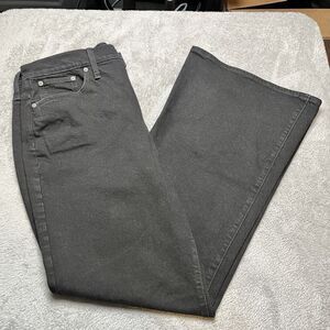 Madewell Black Flare & Wide Leg Jeans